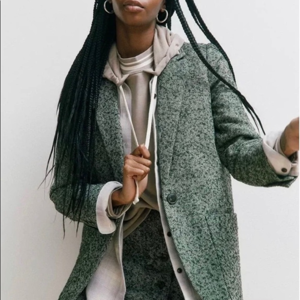 Madewell Larsen Blazer xxs in Dark Forest